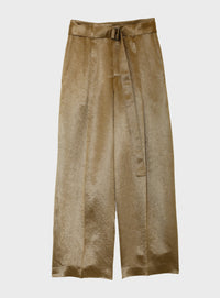 ベルテッドストレートパンツ