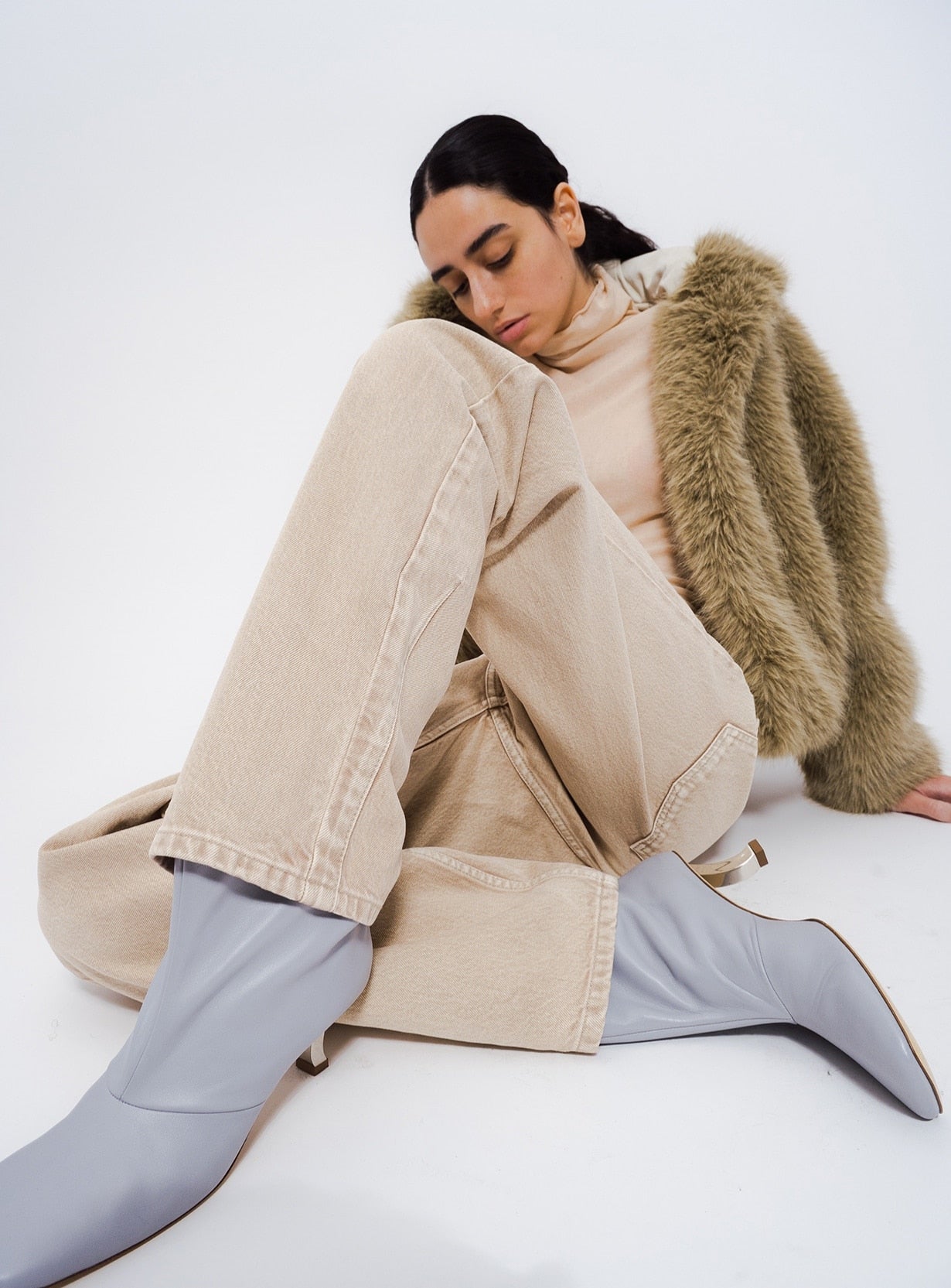 ｒフェードダイストレートデニム