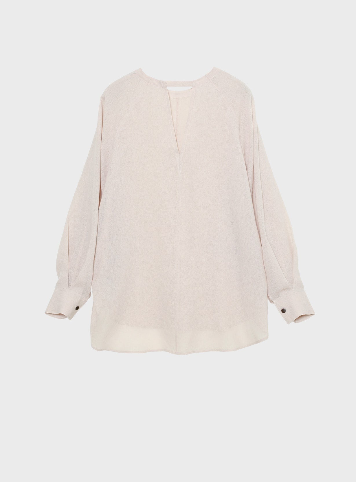 ガーゼラウンドシャツ