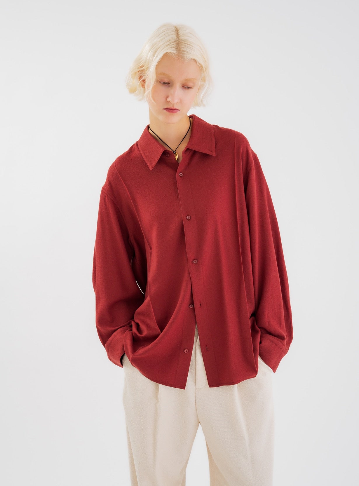 ｒアムンゼンジョーゼットシャツ