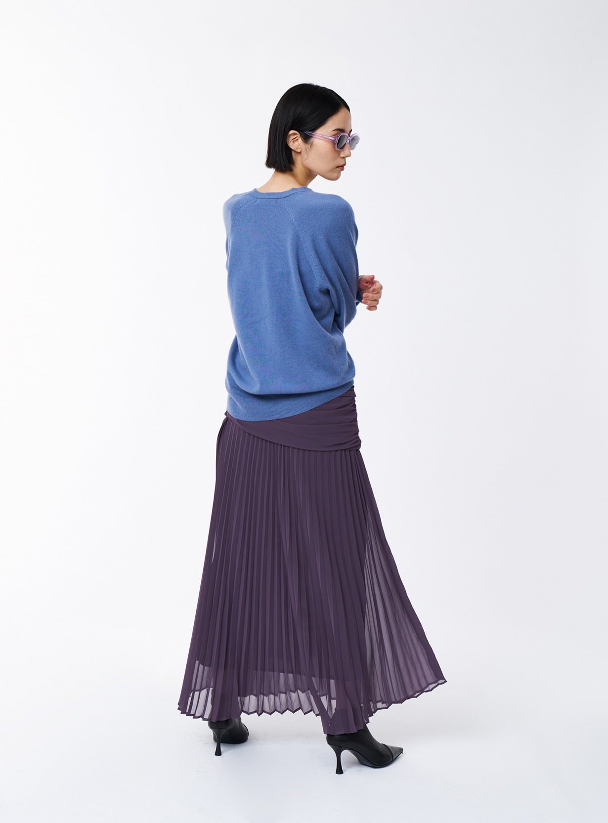 シフォンジョーゼットスカート