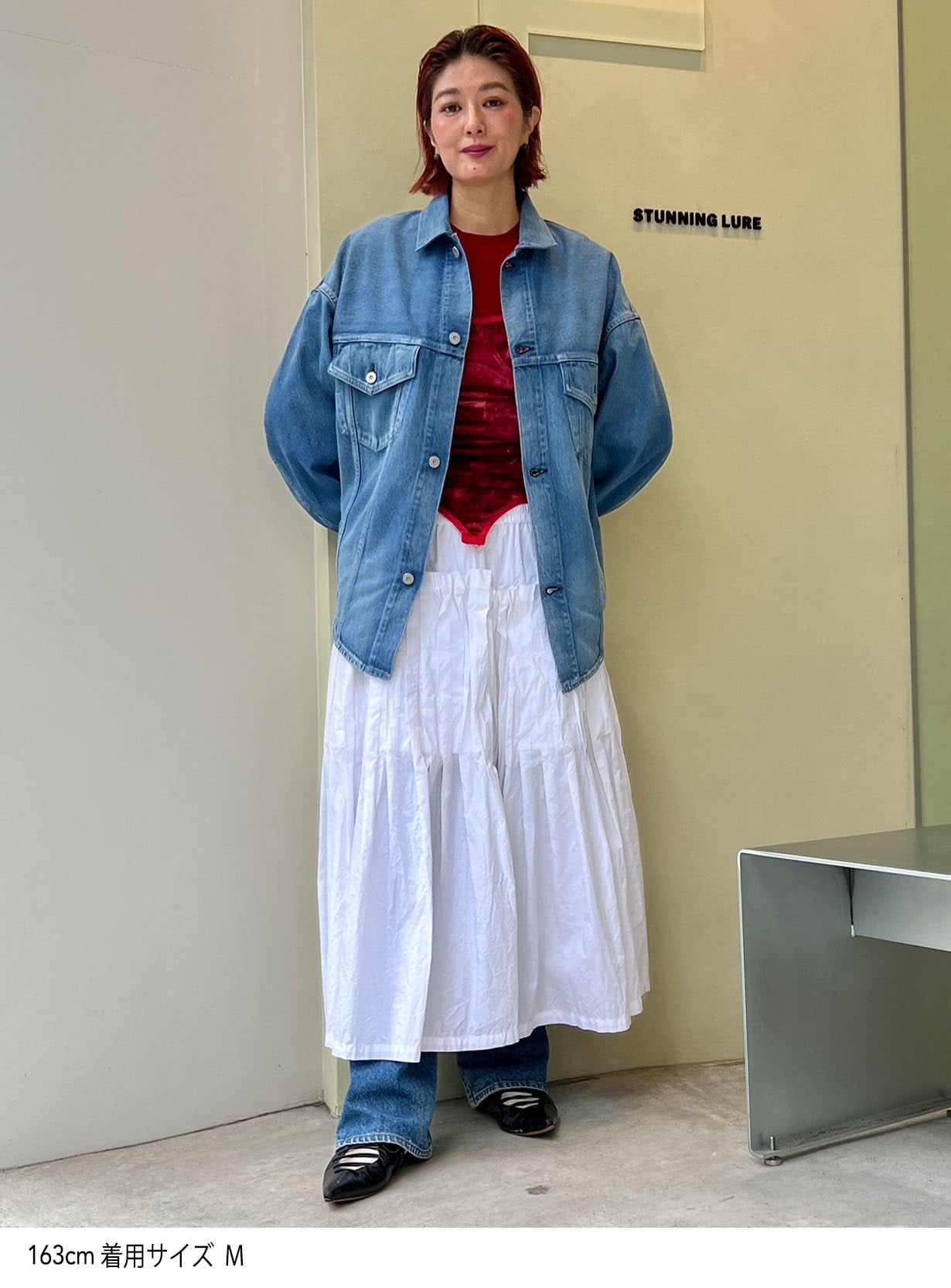 ウォッシュドデニムジャケット
