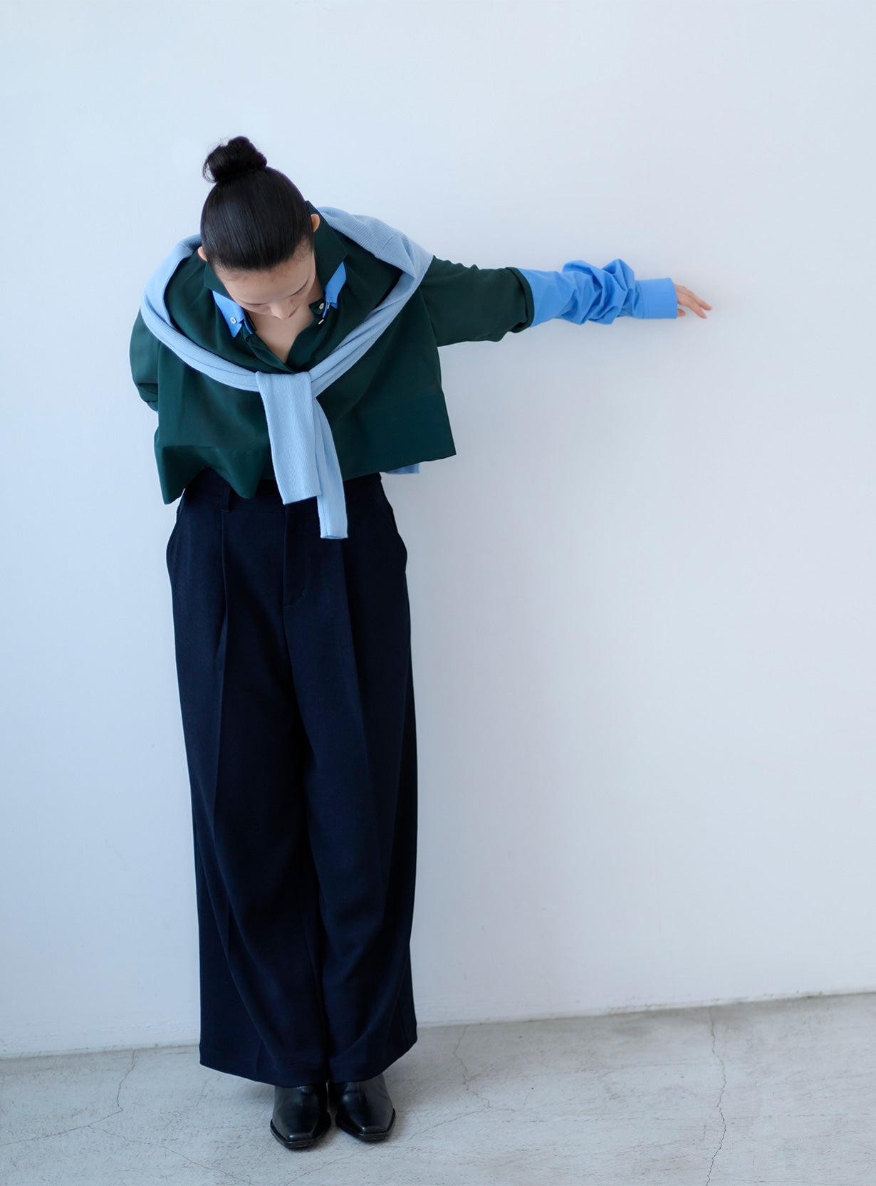 ｒベルテッドワイドイージーパンツ