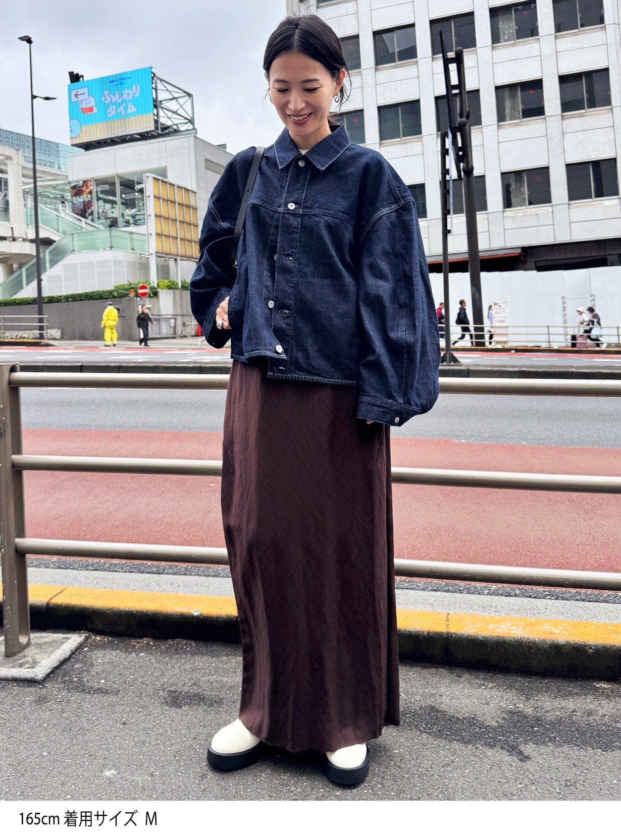 オーバースリーブクロスデニムジャケット