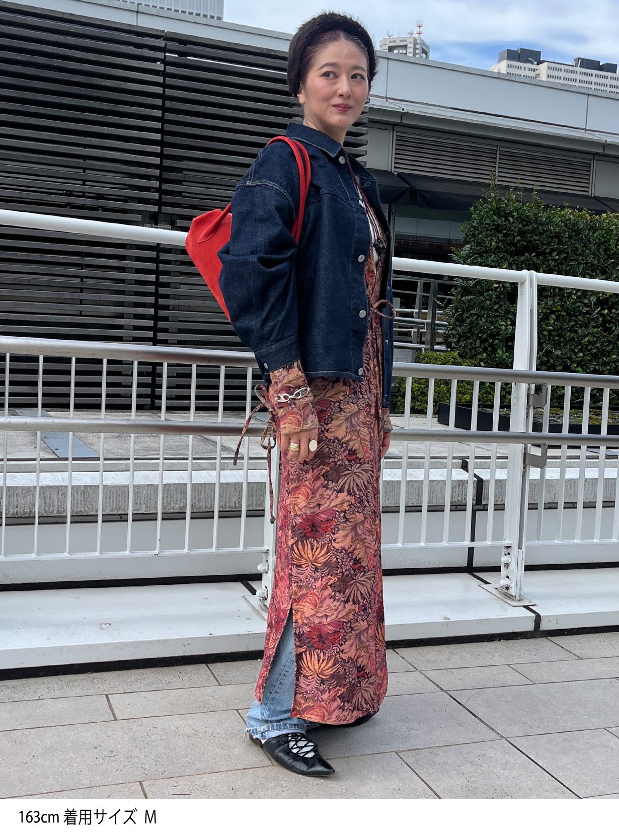 オーバースリーブクロスデニムジャケット