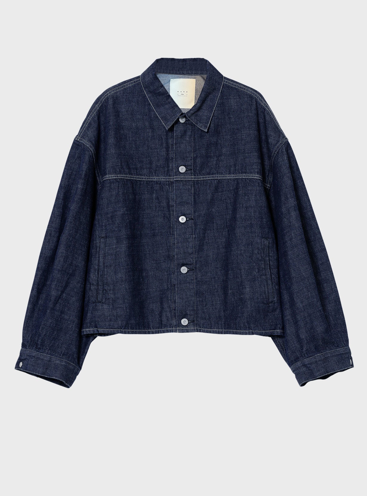 オーバースリーブクロスデニムジャケット