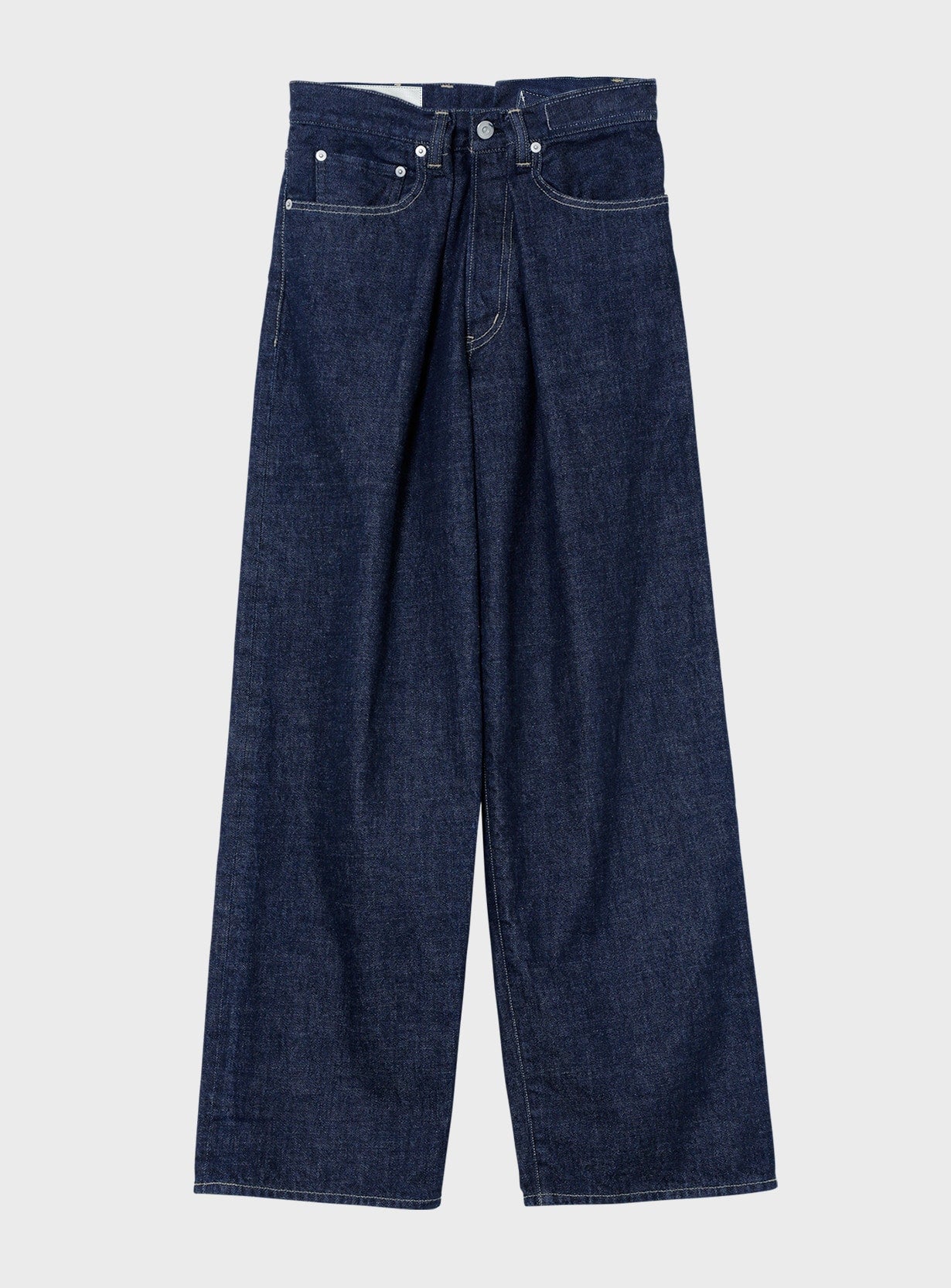 クロスワイドデニムパンツ
