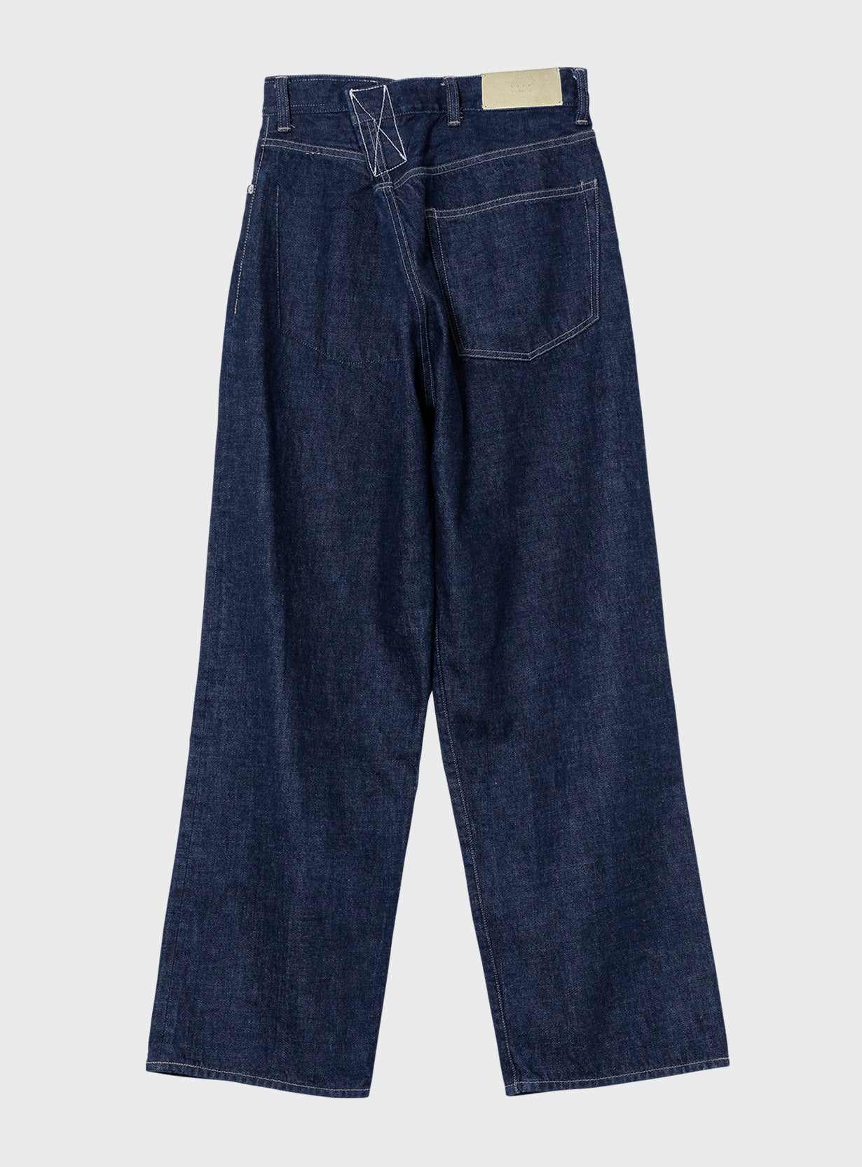 クロスワイドデニムパンツ