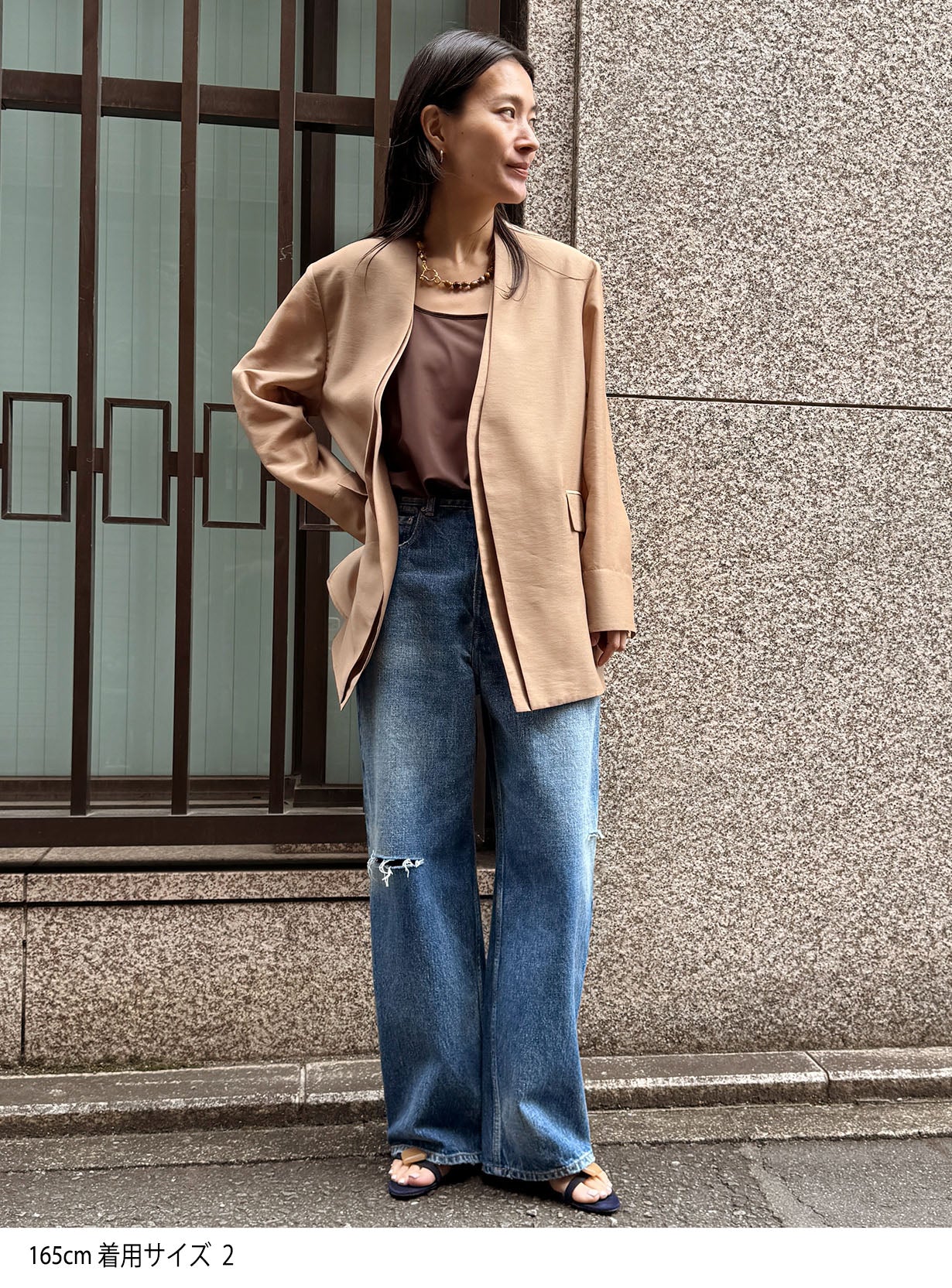 rカラーレスシアージャケット