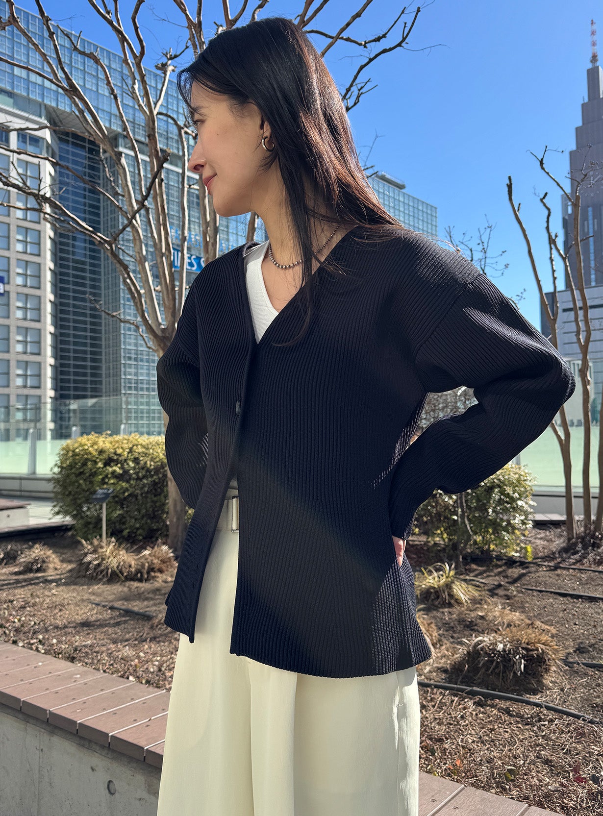 アモッサスリットカーディガン