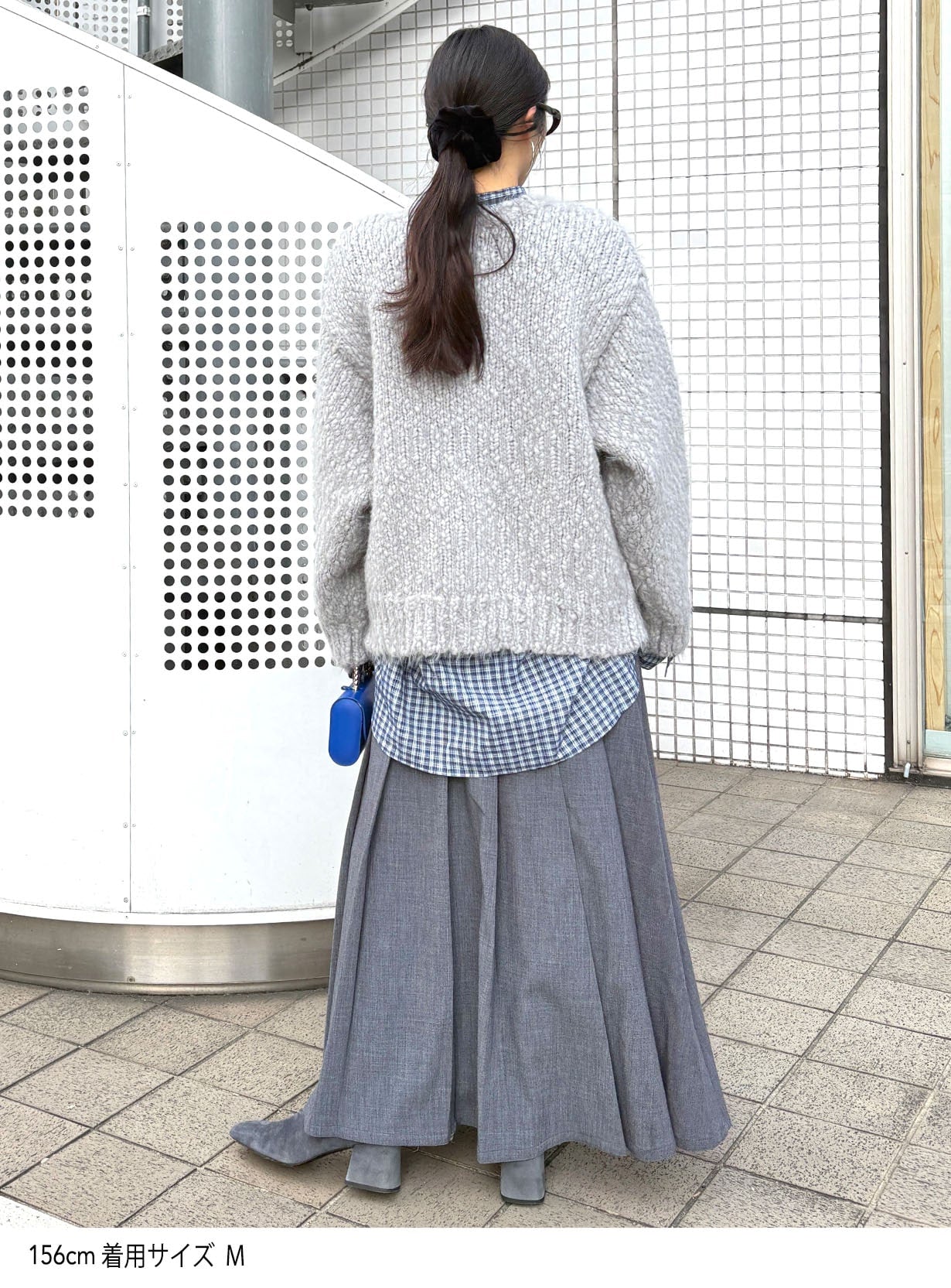 スラブフェザーカーディガン