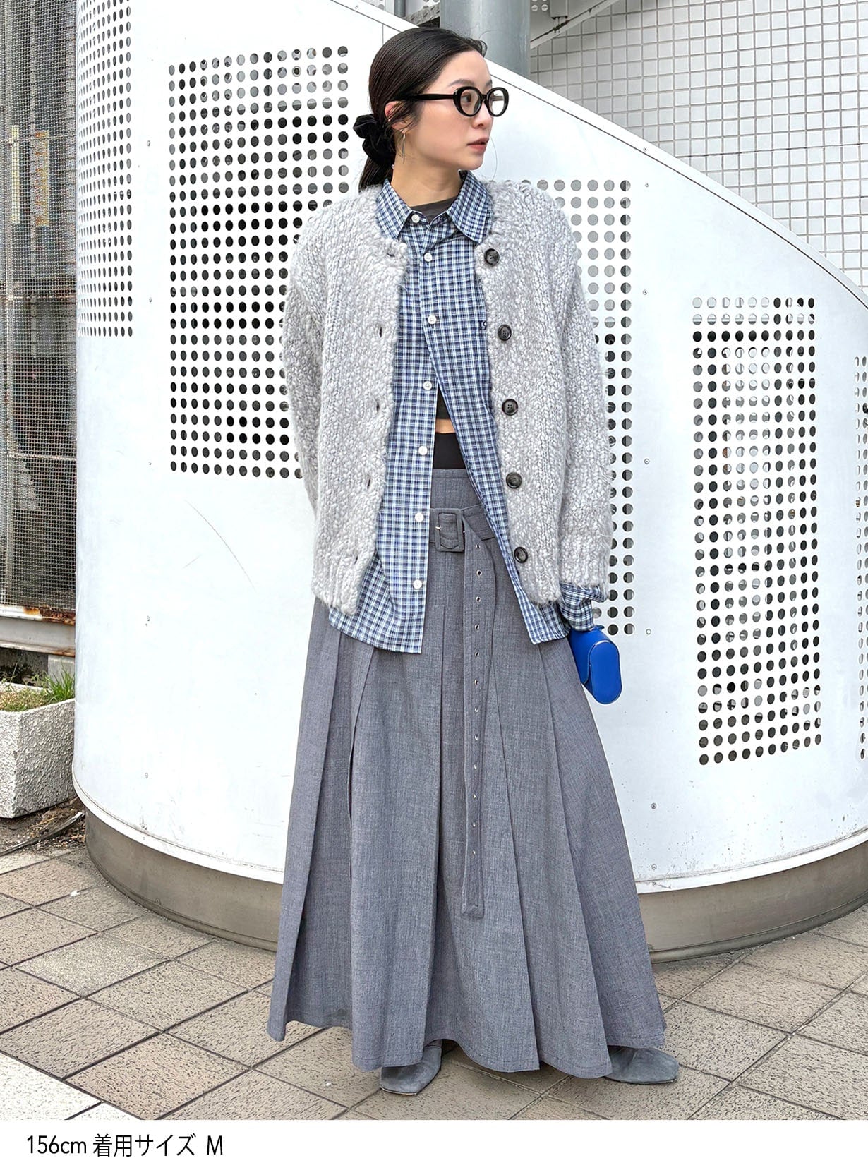 スラブフェザーカーディガン