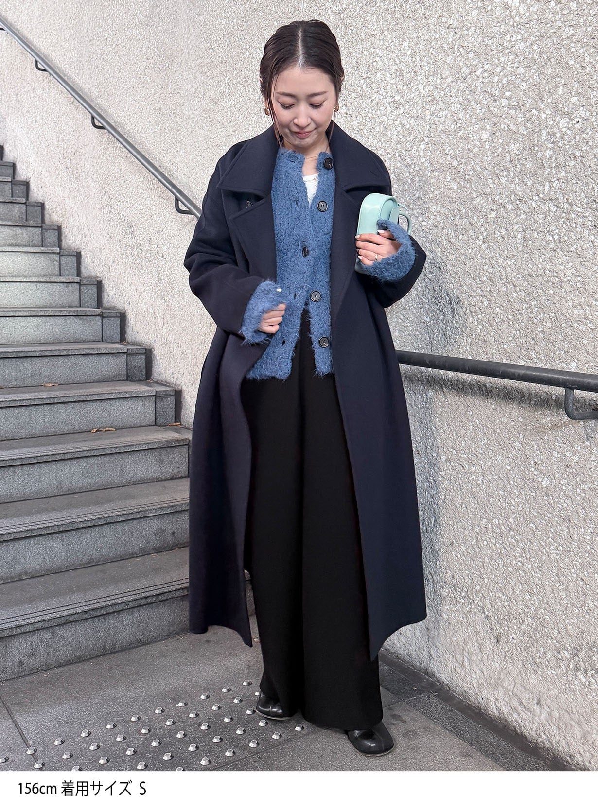 スラブフェザーカーディガン