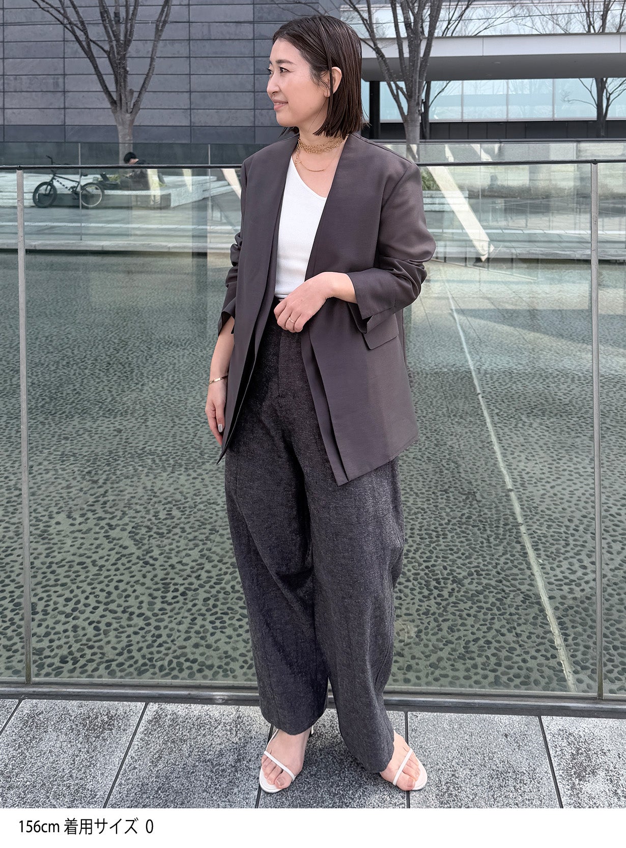 rカラーレスシアージャケット