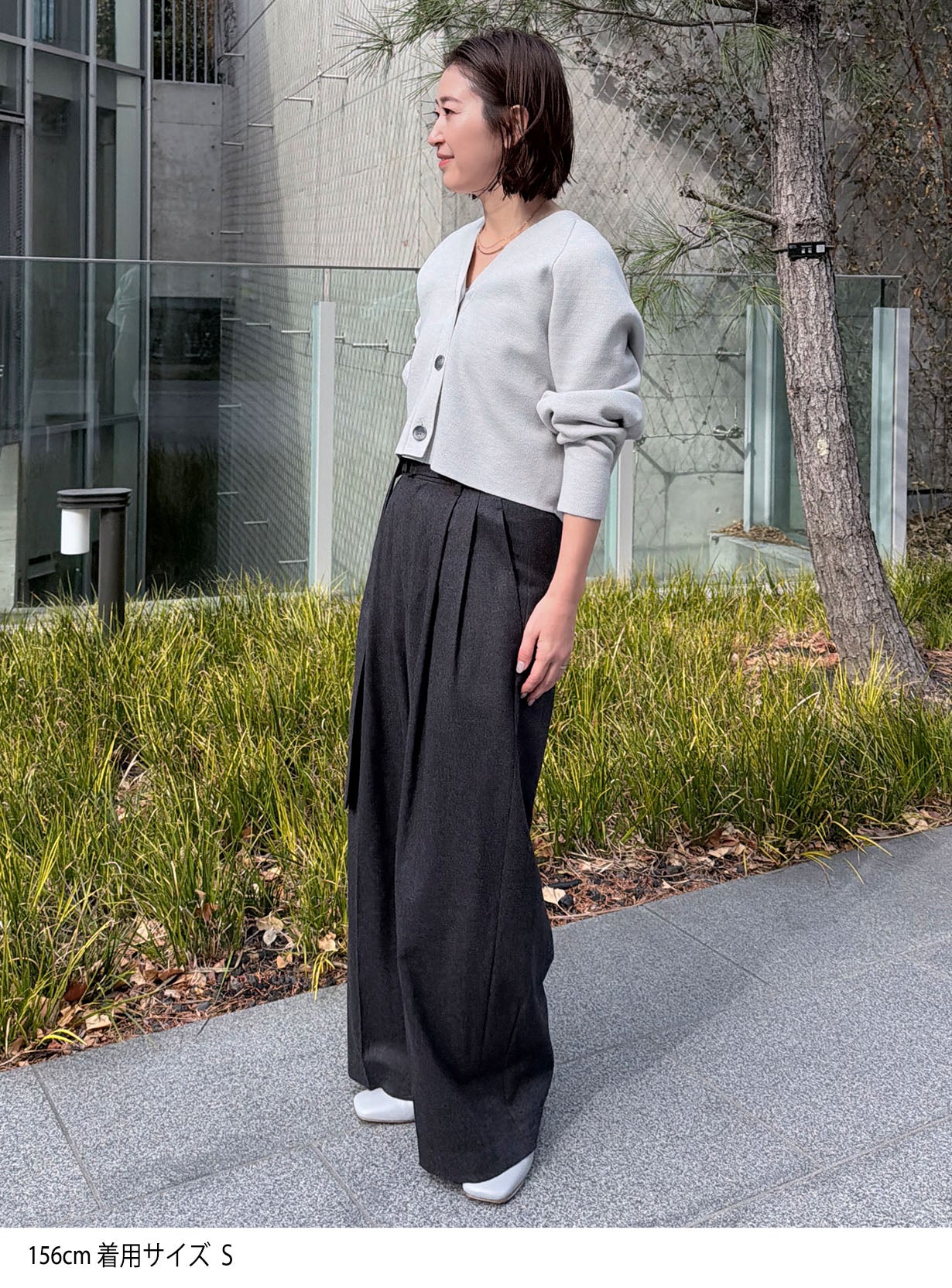 ダブルフェイスニットカーディガン