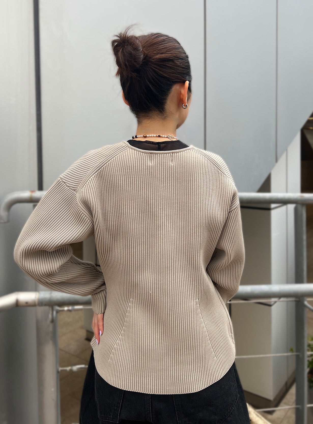 アモッサスリットカーディガン