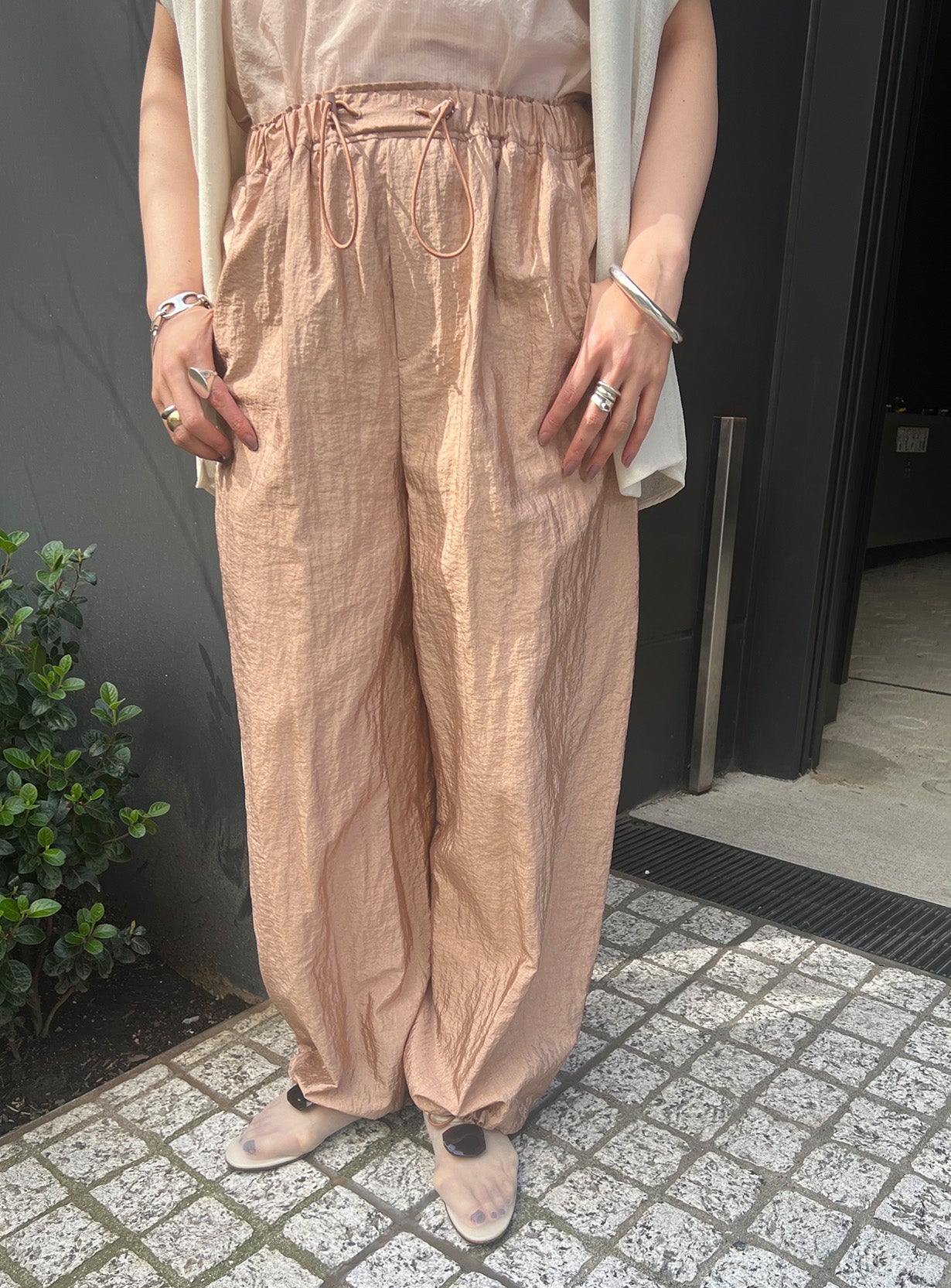 ワッシャーイージーパンツ