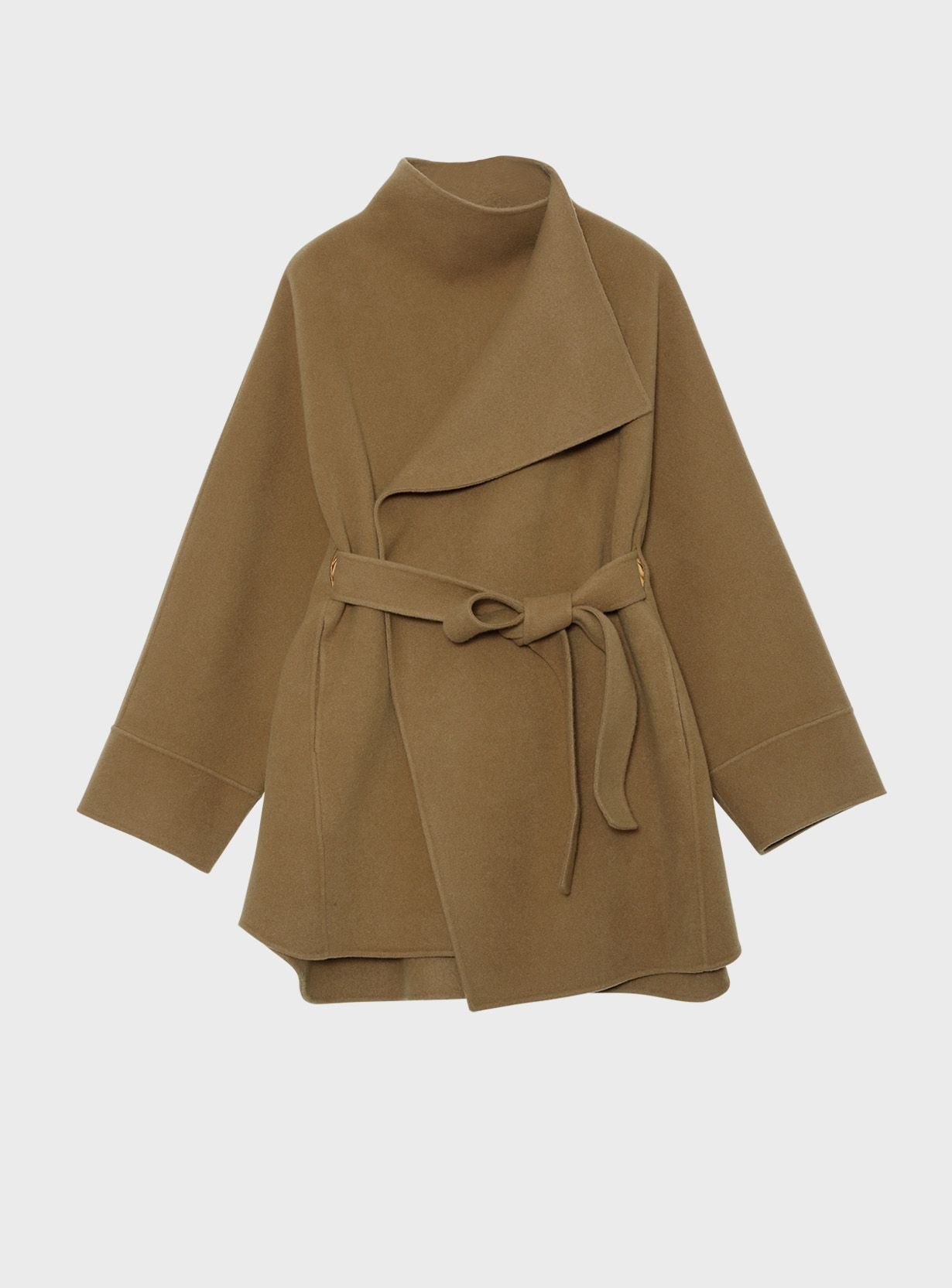 【予約商品】ファネルネックミドルコート