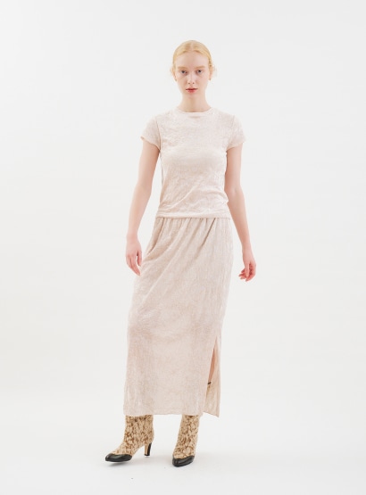 フロッキーベロアスカート