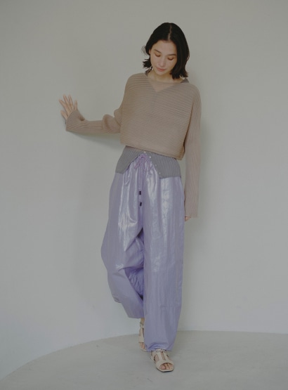 rグロッシーボリュームパンツ | STUNNING LURE | STUNNING LURE