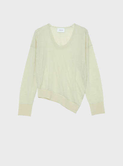 ｒウールシルクUネック