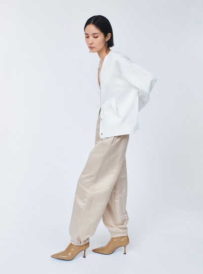 rメタルヤーンニットブルゾン | STUNNING LURE | STUNNING LURE