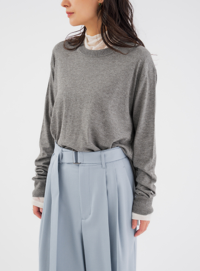 rヤクコットンプルオーバー