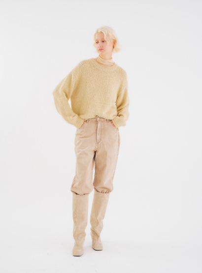 スラブリリーフェザープルオーバー