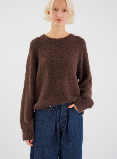 スラブリリーフェザープルオーバー