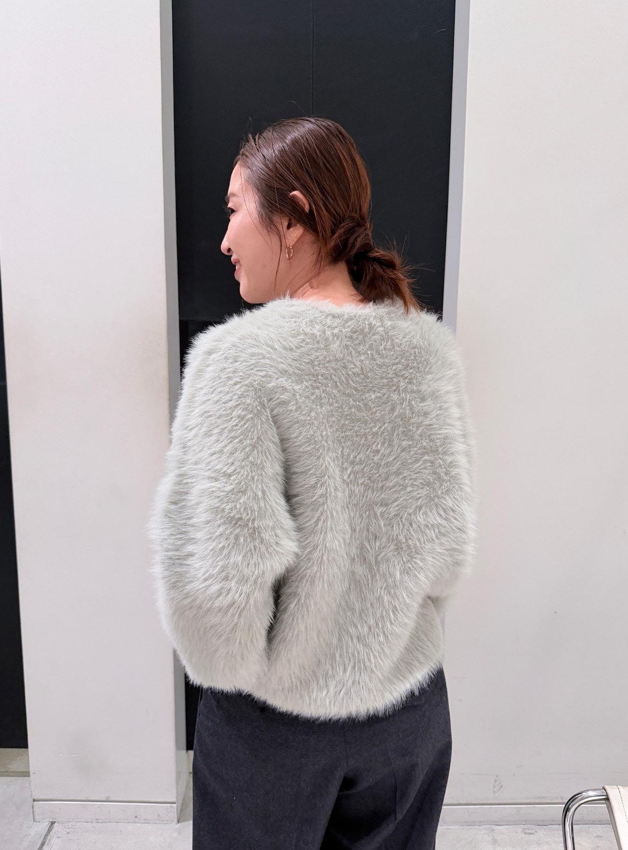 ロングフェザーカーディガン | STUNNING LURE | STUNNING LURE online shop