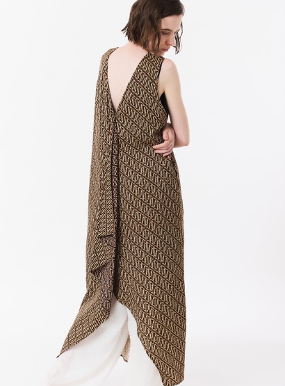 バティックプリントワンピース