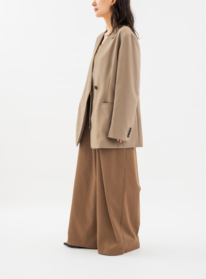 rベルテッドカラーレスジャケット | STUNNING LURE | STUNNING LURE