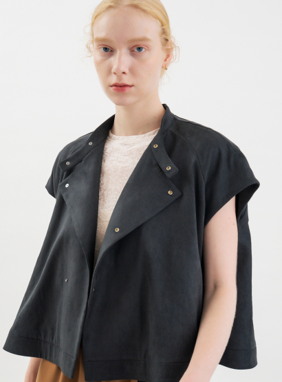 rスウェードAラインベスト