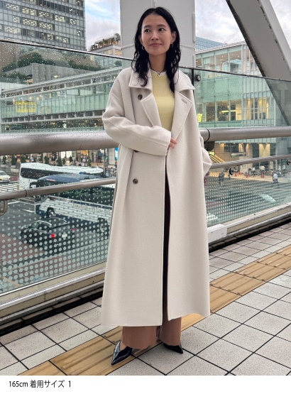 rスプリットラグランロングコート | STUNNING LURE | STUNNING LURE