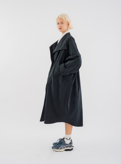 rスウェードタフタコート