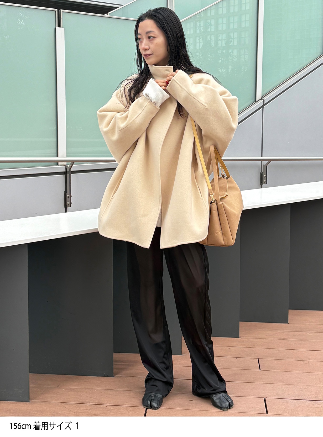 mochi 　rオーバーミドルコート rオーバーミドルコート | STUNNING LURE | STUNNING LURE online shop