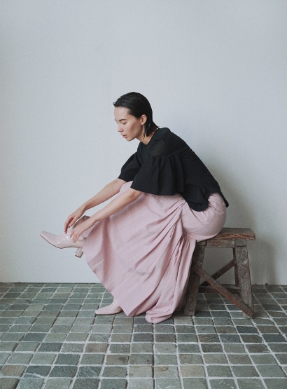 natural by clip タックレースギャザースカート 今季 楽天市場】【SALE／30%OFF】《natural by clip》タックレース